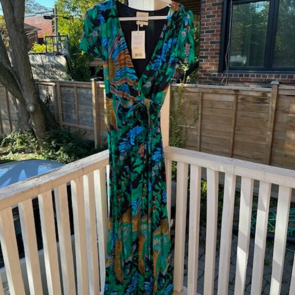 Sezane Armelle maxi wrap dress, Sz 38/6, BNWT - Picture 5 of 12